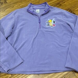 Disney Store Tinker Bell Purple Quarter-zip Size XXL